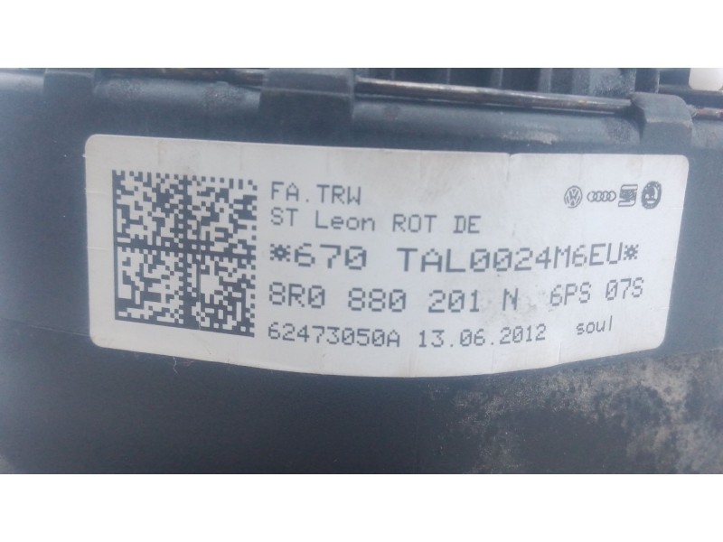Recambio de airbag delantero izquierdo para audi a5 sportback (8ta) 3.0 tdi referencia OEM IAM   