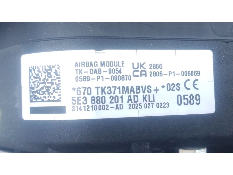 Recambio de airbag delantero izquierdo para skoda octavia iv (nx3, nn3, pv3) 2.0 tdi referencia OEM IAM   
