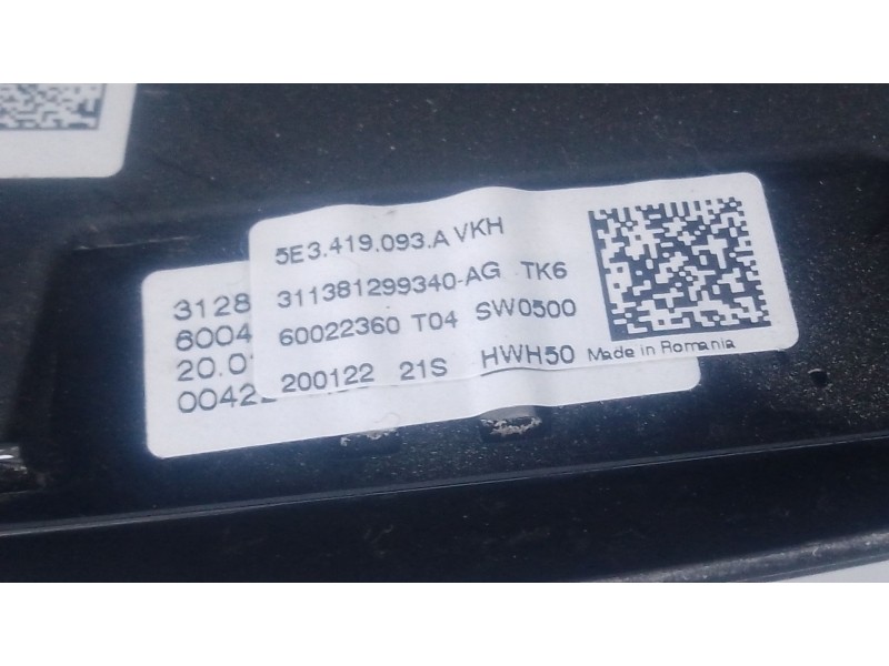 Recambio de volante para skoda fabia iv (pj3) 1.0 tsi referencia OEM IAM   