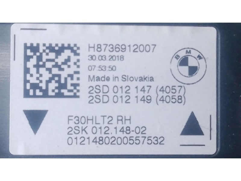 Recambio de piloto trasero derecho porton para bmw 3 (f30, f80) 318 i referencia OEM IAM   