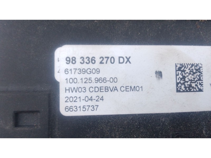Recambio de palanca cambio para peugeot 3008 ii suv (mc_, mr_, mj_, m4_) 1.2 thp/ puretech 130 (mrhnsm, mrhnsu, mrhnsj, mrhnyw,.