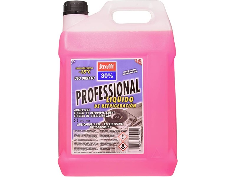 Recambio de anticongelante para universal anticongelante 30% verde / rosa referencia OEM IAM ORG30 TIENDA 8436549370212 84365493