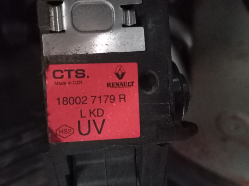 Recambio de pedal acelerador para renault trafic iii furgoneta (fg_) 1.6 dci 95 (fgmj, fgmr) referencia OEM IAM 180027179R  