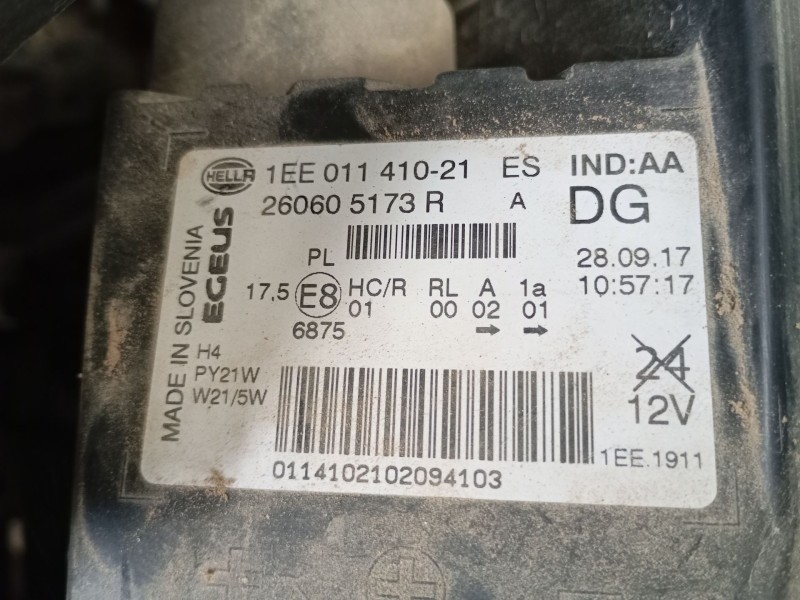 Recambio de faro izquierdo para renault trafic iii furgoneta (fg_) 1.6 dci 95 (fgmj, fgmr) referencia OEM IAM 260605173R  