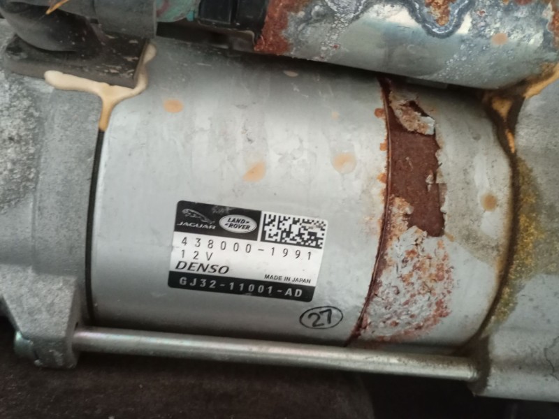 Recambio de motor arranque para land rover range rover evoque (l538) 2.0 d 4x4 referencia OEM IAM GJ3211001AD 4380001991 