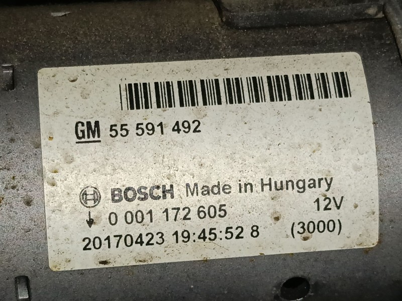 Recambio de motor arranque para opel corsa e (x15) 1.3 cdti (08, 68) referencia OEM IAM M55591492 0001172605 