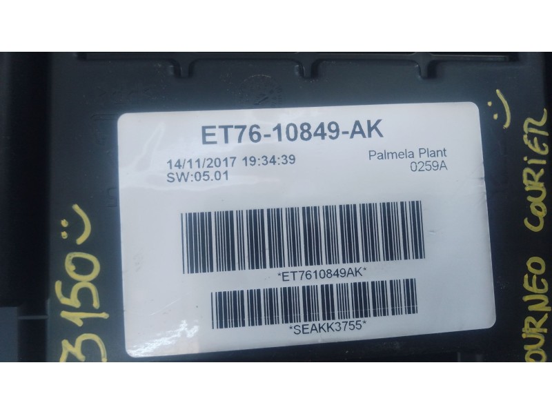 Recambio de cuadro instrumentos para ford tourneo courier b460 monospace 1.0 ecoboost referencia OEM IAM ET7610849AK ET7610849AK