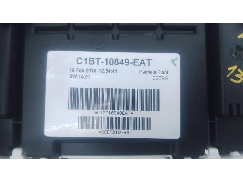 Recambio de cuadro instrumentos para ford fiesta vi (cb1, ccn) 1.25 referencia OEM IAM C1BT10849EAT  