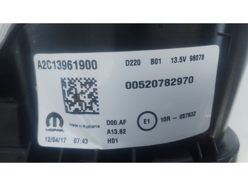 Recambio de cuadro instrumentos para fiat tipo hatchback (356_, 357_) 1.3 d (356hxh1a) referencia OEM IAM 00520782970 A2C1396190