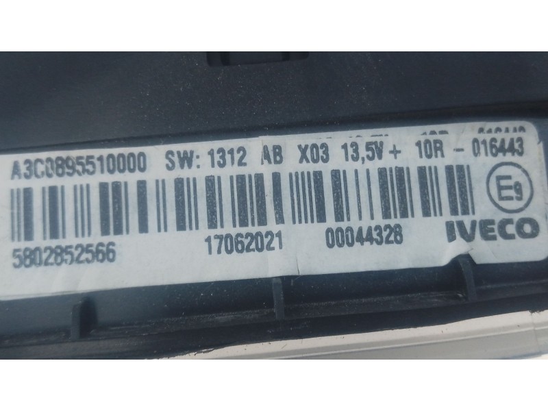 Recambio de cuadro instrumentos para iveco daily vi furgoneta 35s18, 35c18, 40c18, 50c18, 60c18, 65c18, 70c18 referencia OEM IAM