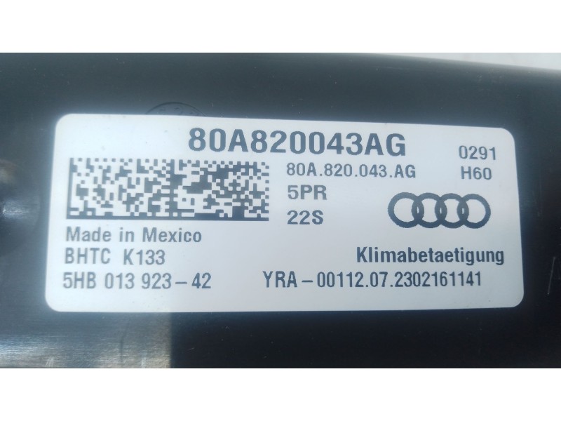 Recambio de mando climatizador para audi q5 (fyb, fyg) 55 tfsi e quattro referencia OEM IAM   