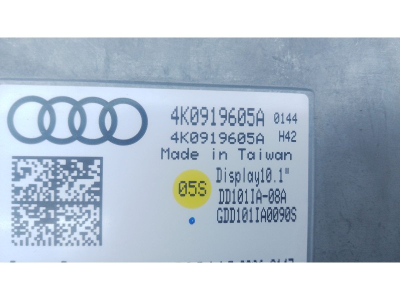 Recambio de sistema navegacion gps para audi a7 sportback (4ka) 50 tdi mild hybrid quattro referencia OEM IAM 4K0919605A 4K00350
