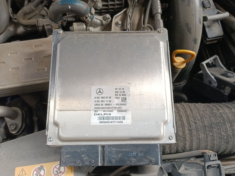 Recambio de centralita motor uce para mercedes-benz cla coupé (c117) cla 200 cdi / d (117.308) referencia OEM IAM A6519009702 A6