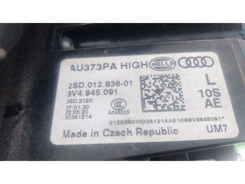 Recambio de piloto trasero izquierdo para audi a3 (8v1, 8vk) 2.0 tdi referencia OEM IAM 8V4945091  