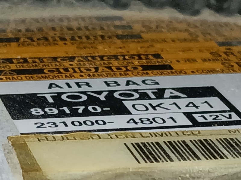 Recambio de centralita airbag para toyota hilux vii pick-up (_n1_, _n2_, _n3_) 2.5 d-4d 4wd (kun25) referencia OEM IAM   