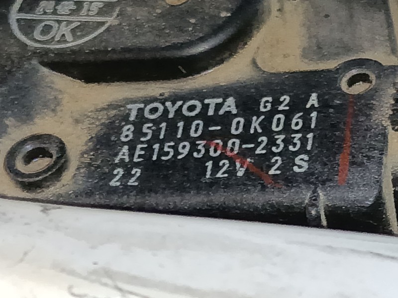 Recambio de motor limpia delantero para toyota hilux vii pick-up (_n1_, _n2_, _n3_) 2.5 d-4d 4wd (kun25) referencia OEM IAM 8511