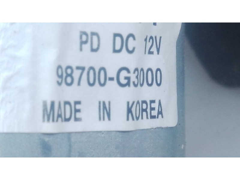 Recambio de motor limpia trasero para hyundai i30 (pde, pd, pden) 1.0 t-gdi referencia OEM IAM 98700G3000 0390205032 
