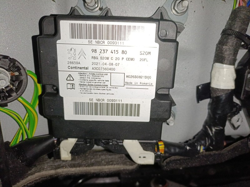 Recambio de kit airbag para peugeot 508 sw ii (fc_, fj_, f4_) 1.5 bluehdi 130 referencia OEM IAM 9823741580  