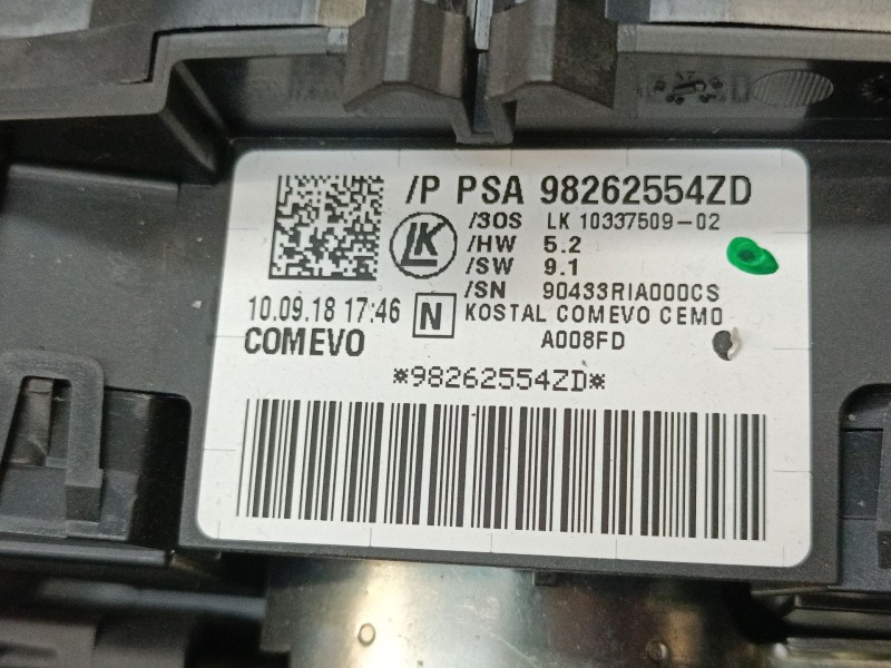 Recambio de anillo airbag para peugeot 508 sw ii (fc_, fj_, f4_) 1.5 bluehdi 130 referencia OEM IAM 98262554ZD  