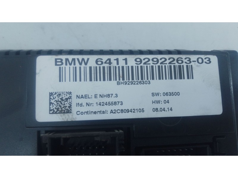 Recambio de mando climatizador para bmw x1 (e84) sdrive 18d referencia OEM IAM   