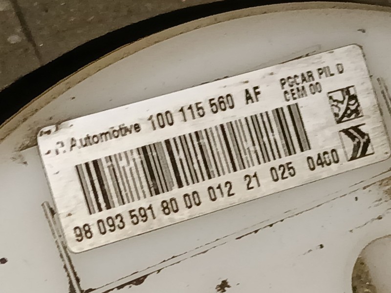 Recambio de aforador para peugeot 508 sw ii (fc_, fj_, f4_) 1.5 bluehdi 130 referencia OEM IAM 98093591  