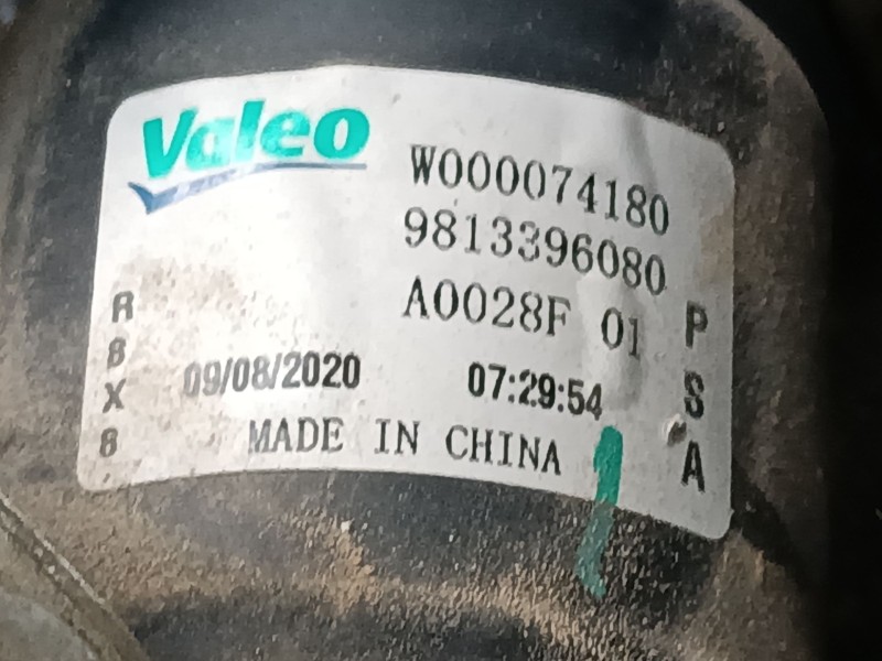 Recambio de motor limpia delantero para peugeot 508 sw ii (fc_, fj_, f4_) 1.5 bluehdi 130 referencia OEM IAM 9813396080  