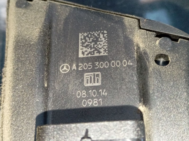 Recambio de pedal acelerador para mercedes-benz clase c (w205) c 200 bluetec / d (205.037) referencia OEM IAM A2053000004  