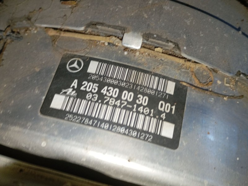 Recambio de servofreno para mercedes-benz clase c (w205) c 200 bluetec / d (205.037) referencia OEM IAM A2054300030  