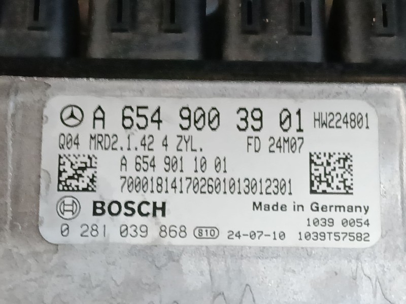 Recambio de centralita motor uce para mercedes-benz glc (x254) 220d 4-matic (254.605) referencia OEM IAM   