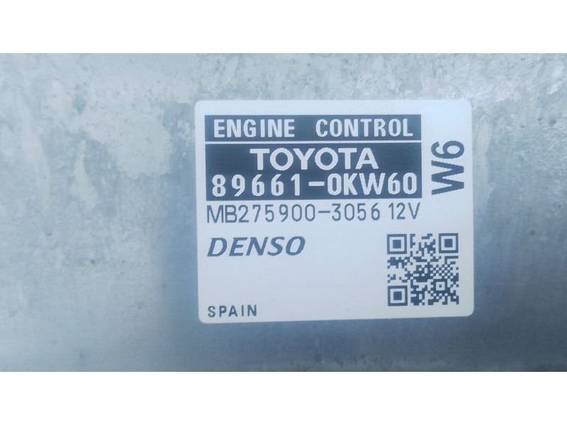 Recambio de centralita motor uce para toyota hilux vii pick-up (_n1_, _n2_, _n3_) 2.5 d-4d 4wd (kun25) referencia OEM IAM 896610