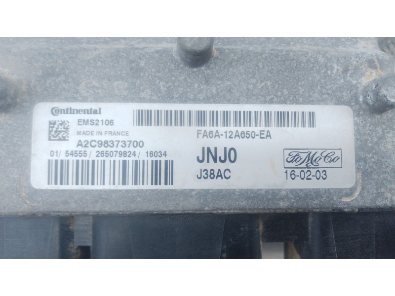 Recambio de centralita motor uce para ford fiesta vi (cb1, ccn) 1.25 referencia OEM IAM FA6A12A650EA A2C98373700 