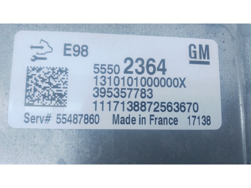 Recambio de centralita motor uce para opel corsa e (x15) 1.3 cdti (08, 68) referencia OEM IAM 55502364 A2C835520000 