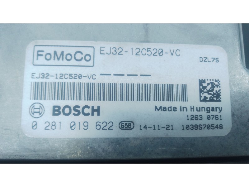 Recambio de centralita motor uce para land rover range rover evoque (l538) 2.2 d referencia OEM IAM EJ3212C520VC 0281019622 