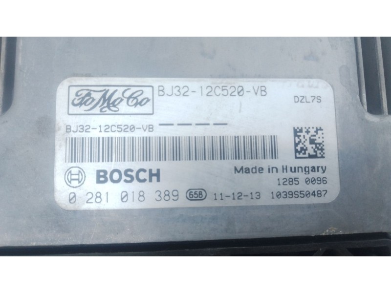Recambio de centralita motor uce para land rover range rover evoque (l538) 2.2 d 4x4 referencia OEM IAM BJ3212C520VB 0281018389 