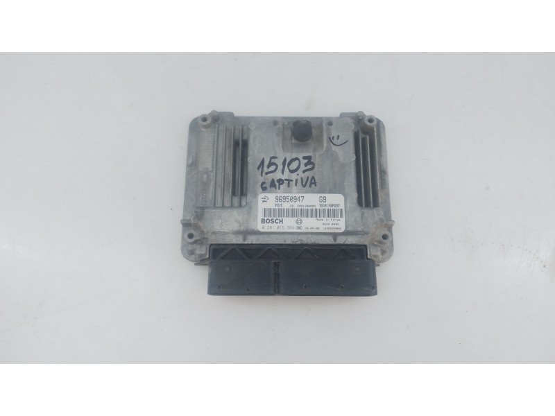 Recambio de centralita motor uce para chevrolet captiva (c100, c140) 2.0 d referencia OEM IAM 96950947 0281015569 