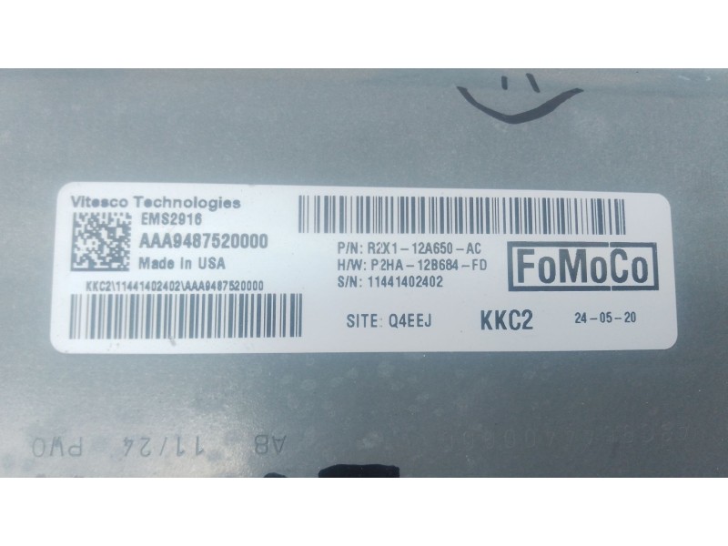 Recambio de centralita motor uce para ford tourneo combi v769 referencia OEM IAM R2X112S650AC  