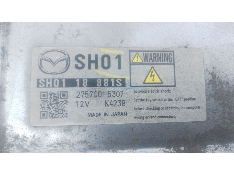 Recambio de centralita motor uce para mazda cx-5 (ke, gh) 2.2 d (ke2fw) referencia OEM IAM 2757005307 SH0118881S 