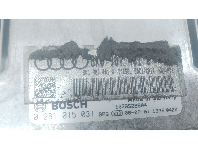 Recambio de centralita motor uce para audi a5 (8t3) 3.0 tdi quattro referencia OEM IAM 8K0907401C 0281015031 