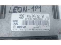 Recambio de centralita motor uce para seat leon (1p1) 1.9 tdi referencia OEM IAM 03G906021SH 0281014581  2