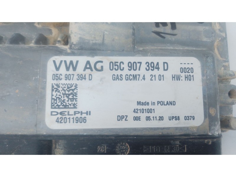 Recambio de centralita motor uce para seat arona (kj7, kjp) 1.0 tsi referencia OEM IAM 05C907394D 42011906 