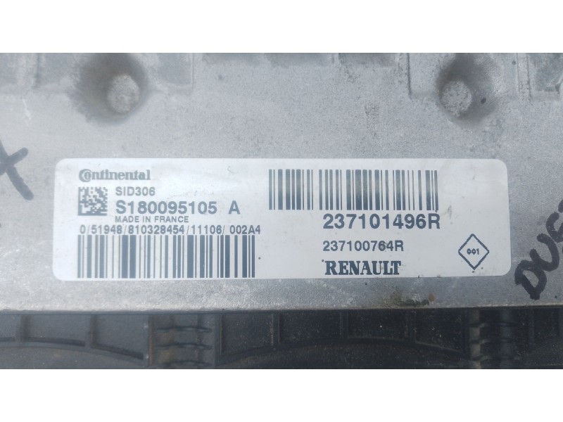 Recambio de centralita motor uce para dacia duster (hs_) 1.5 dci (hsmc) referencia OEM IAM 237101496R 237100764R 