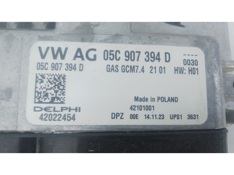 Recambio de centralita motor uce para seat arona (kj7, kjp) 1.0 tsi referencia OEM IAM 05C907394D 42022454 