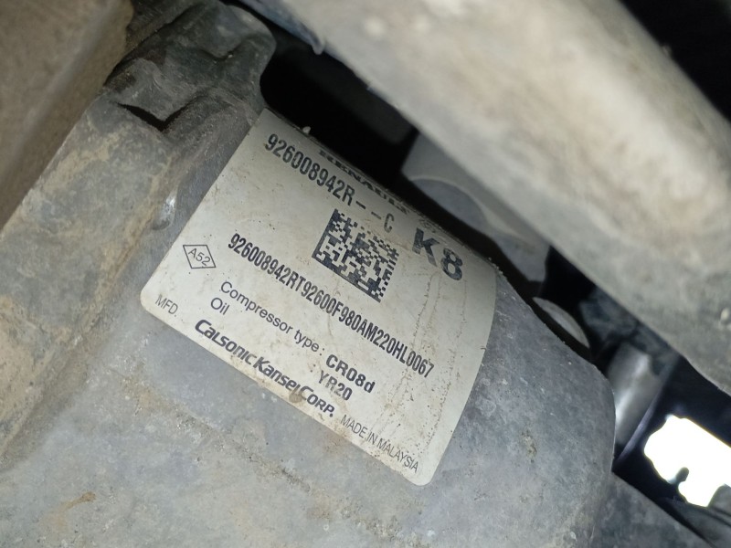 Recambio de compresor aire acondicionado para dacia dokker monospace (ke_) 1.5 blue dci 95 (kejl) referencia OEM IAM 926008942R 
