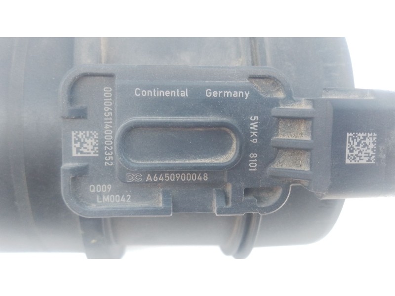 Recambio de caudalimetro para mercedes-benz cla coupé (c117) cla 200 cdi / d (117.308) referencia OEM IAM A6450900048 5WK98101 