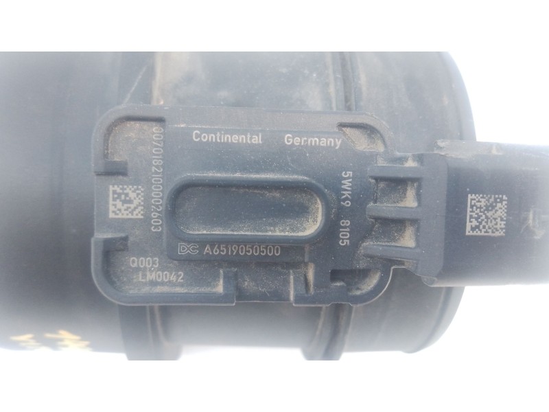 Recambio de caudalimetro para mercedes-benz vito furgoneta (w447) 111 cdi (447.601, 447.603, 447.605) referencia OEM IAM A651905