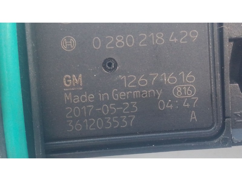 Recambio de caudalimetro para opel corsa e (x15) 1.3 cdti (08, 68) referencia OEM IAM 1267616 0280218429 