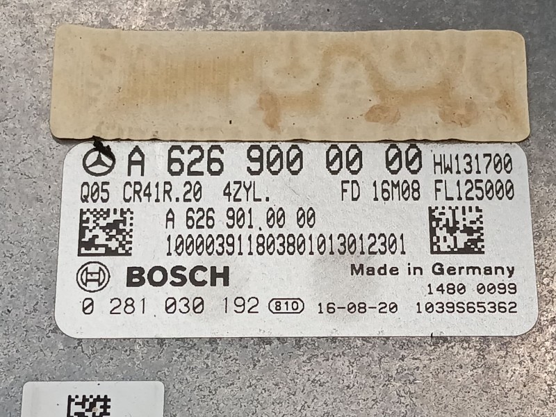 Recambio de centralita motor uce para mercedes-benz clase c t-model (s205) c 200 bluetec / d (205.237) referencia OEM IAM   