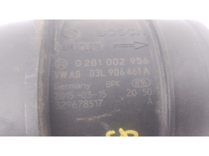 Recambio de caudalimetro para audi q5 (8rb) 2.0 tdi quattro referencia OEM IAM 03L906461A 0281002956 