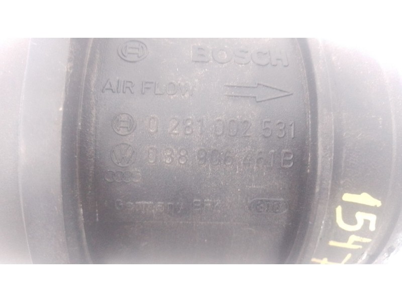 Recambio de caudalimetro para seat leon (1p1) 1.9 tdi referencia OEM IAM 038906461B 0281002531 