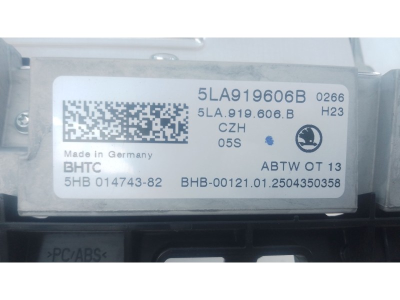 Recambio de sistema navegacion gps para skoda octavia iv (nx3, nn3, pv3) 2.0 tdi referencia OEM IAM   
